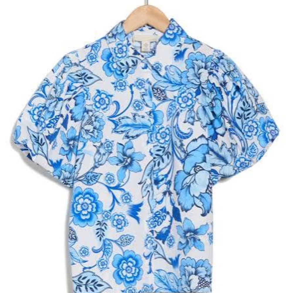 Vacation ready summer button up- great value nwt - Picture 2 of 10